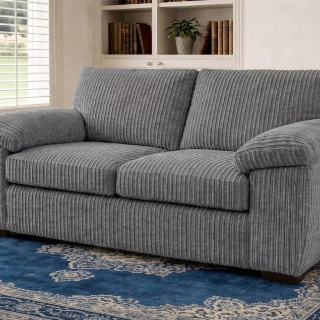 Jumbo Cord 3 And 2 Seater Sofas