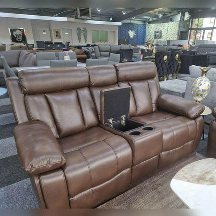 Vancouver Leather Recliner Sofa 3+2 Seater - Envogue Furniture