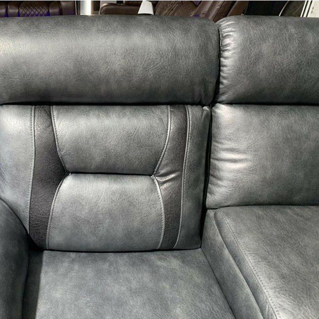 Nova Electric Recliner Real Leather Sofa 3+2 Seater - Envogue Furniture