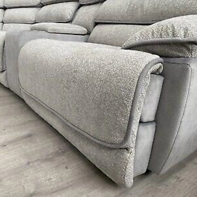 Lakelyn Express Corner Sofa Fabric Electric Recliner
