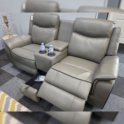 Parada Leather Electric Recliner Sofa 3+2 Seater-Bluetooth/USB/C-Type/Led/Cooling-Heating Cup Holders
