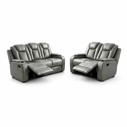 Antalya 3+2 Seater Leather Recliner Sofa
