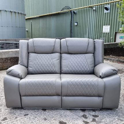 Lisbon Leather Electric Recliner Sofa 3+2 Seater – USB Ports, C-Type Port, LED Lights, Wireless Charging & Cup Holders