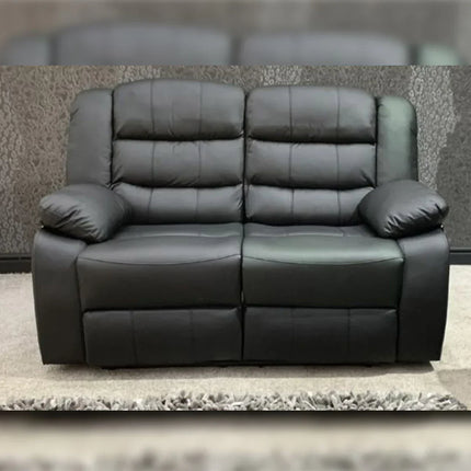 Roma Recliner 3+2 Seater Sofa Set Grey Faux Leather