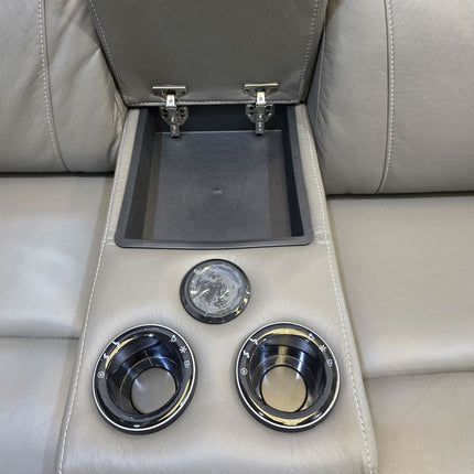 Parada Leather Electric Recliner Sofa 3+2 Seater-Bluetooth/USB/C-Type/Led/Cooling-Heating Cup Holders