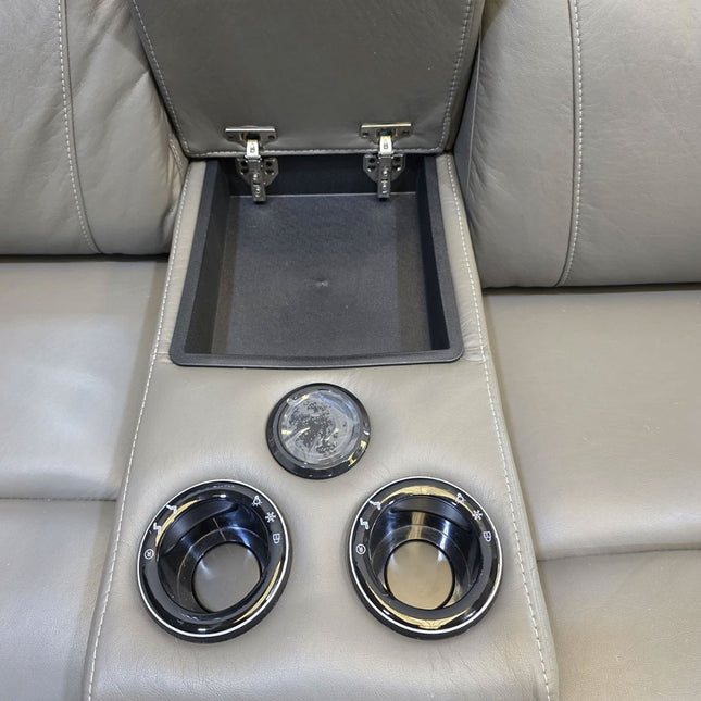 Parada Leather Electric Recliner Sofa 3+2 Seater-Bluetooth/USB/C-Type/Led/Cooling-Heating Cup Holders