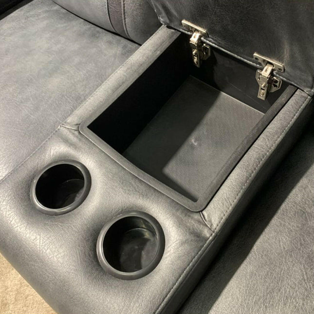 Nova Electric Recliner Real Leather Sofa 3+2 Seater - Envogue Furniture