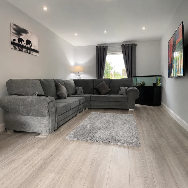 Vegas 6 Seater Corner Sofa Grey