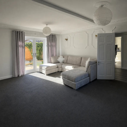 Brixton U Shaped Sofa Silver