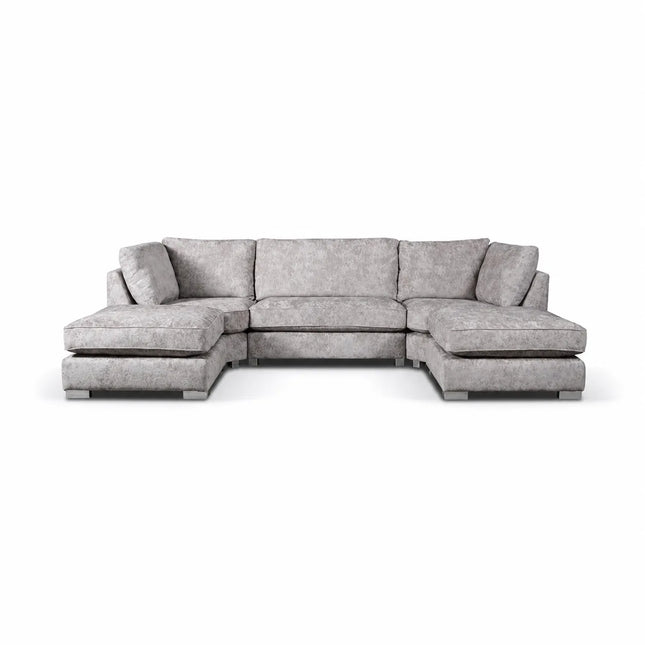 Bishop U-Shaped Sofa Truffle Luxe Chenille
