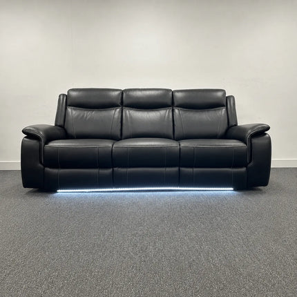 Parada Leather Electric Recliner Sofa 3+2 Seater-Bluetooth/USB/C-Type/Led/Cooling Cup Holders