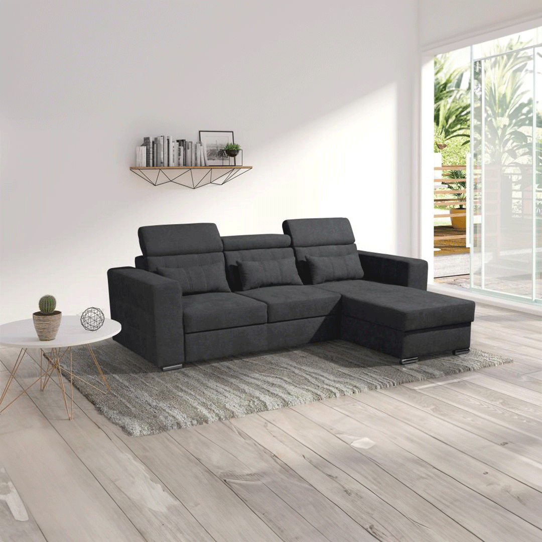 DUSK Soho Left Hand Chaise Storage Sofa
