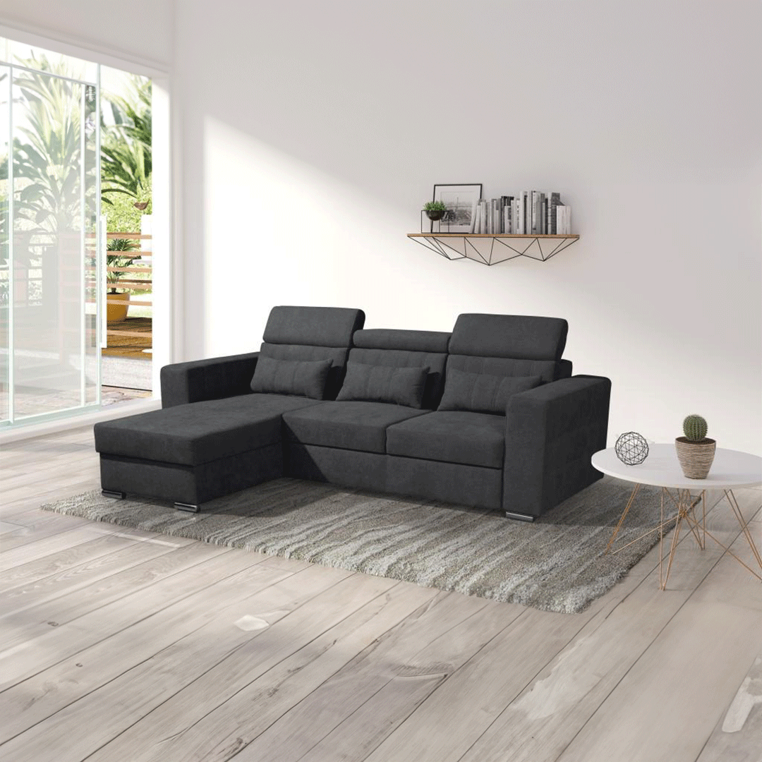 DUSK Soho Left Hand Chaise Storage Sofa