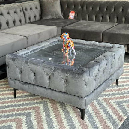 Cleveland Chesterfield Corner Sofa - Envogue Furniture