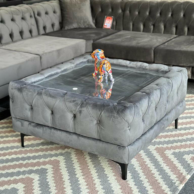 Cleveland Chesterfield Corner Sofa - Envogue Furniture