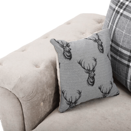 Verona Sofa 3+2 Seater Scatter Back Mink - Envogue Furniture