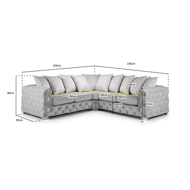 Ashton Corner Sofa - Envogue Furniture