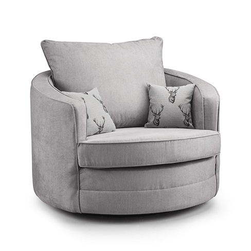 Verona swivel chair grey