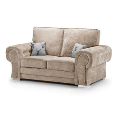 VERONA FULL BACK 2 SEATER SOFA MINK - Envogue Furniture