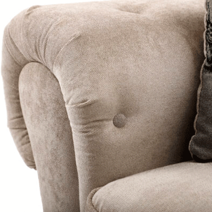 Verona Sofa 3+2 Seater Scatter Back Mink - Envogue Furniture