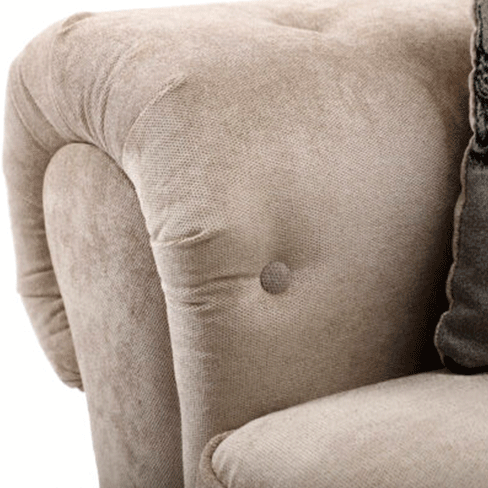 Verona Sofa 3+2 Seater Scatter Back Mink - Envogue Furniture