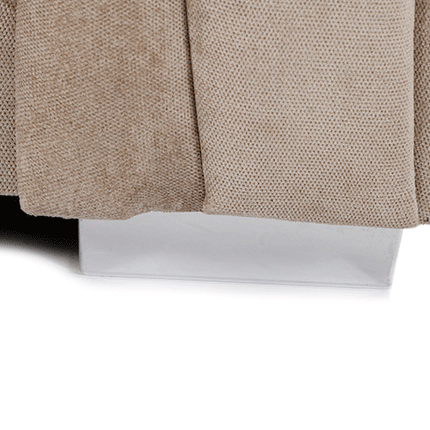 VERONA SCATTER BACK 3 SEATER SOFA MINK - Envogue Furniture