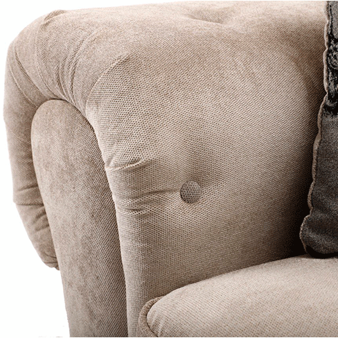 VERONA FULL BACK SOFA 3+2 SEATER MINK - Envogue Furniture