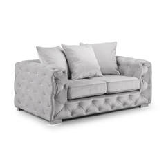 Ashton 3+2 Seater Sofa Silver