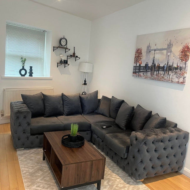 Ashton Corner Sofa Balgravia Grey