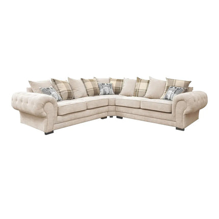 Verona Fabric 5-Seater Corner Sofa – Modern Comfort & Stylish Design