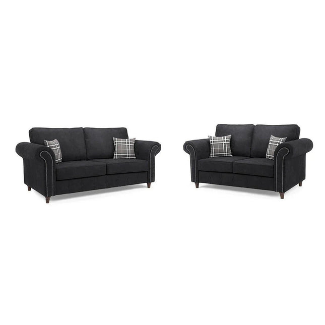 Oakland Leather 3 + 2 Sofa Suite