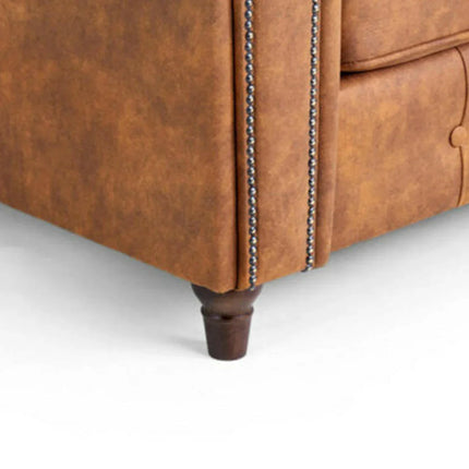 Oakland Leather 3 + 2 Sofa Suite 