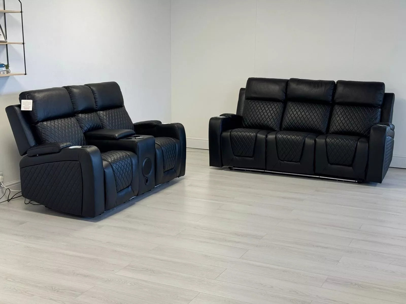 Florida Electric Recliners 3+2 Seater Leather Sofa