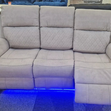 Florence Fabric Electric Recliner Sofa 3 Seater - Envogue Furniture uk