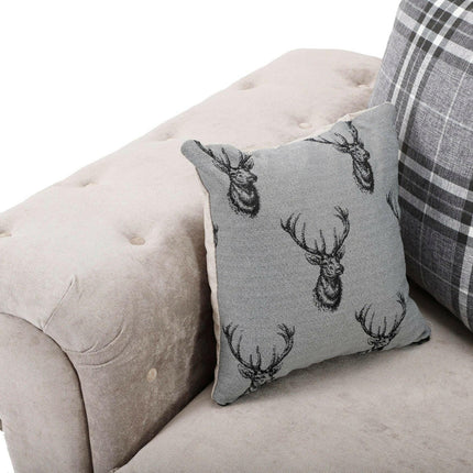 Verona Scatter Back Corner Sofa Mink - Envogue Furniture
